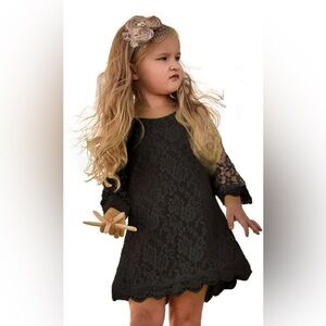 APRIL GIRL Lined Lace 3/4 Sleeve Dress, Special Occasion Dress